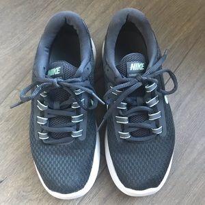 Gray and Mint Nike Tennis Shoes